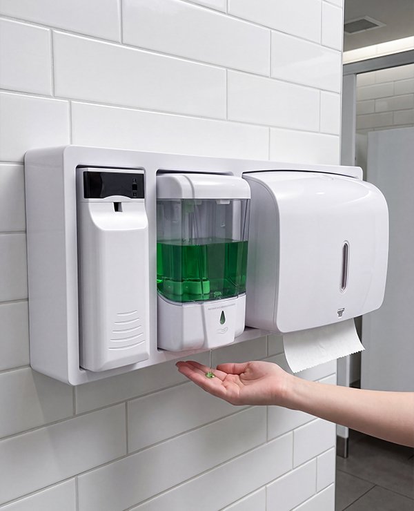 Soap & Tissue & Air Freshener Dispenser